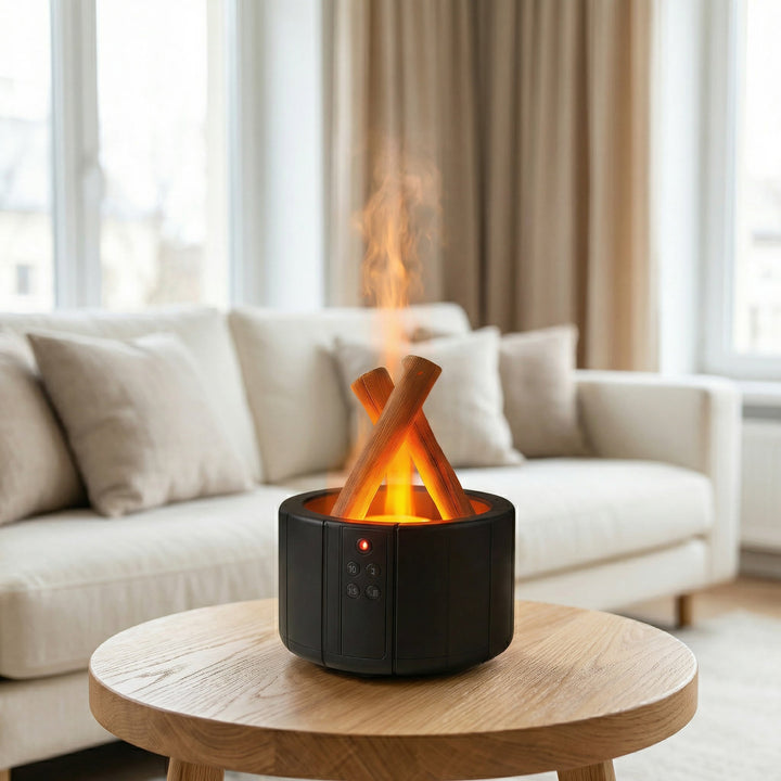 Aroma-Diffuser mit Ultraschalltechnik und Flammeneffekt