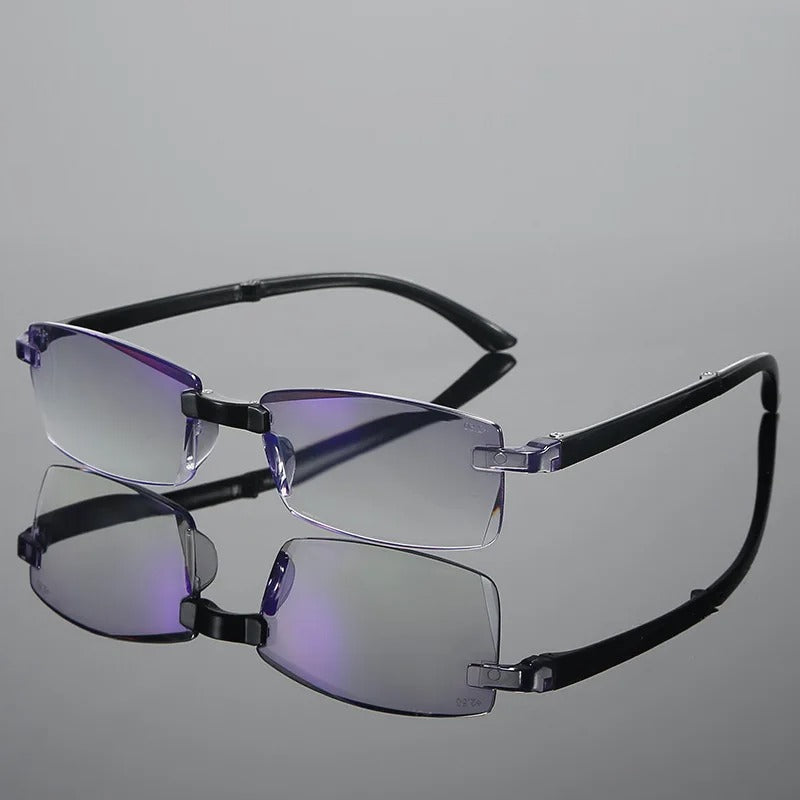 Rimless sunglasses with UV protection – ultra-lightweight &amp; stylish for men