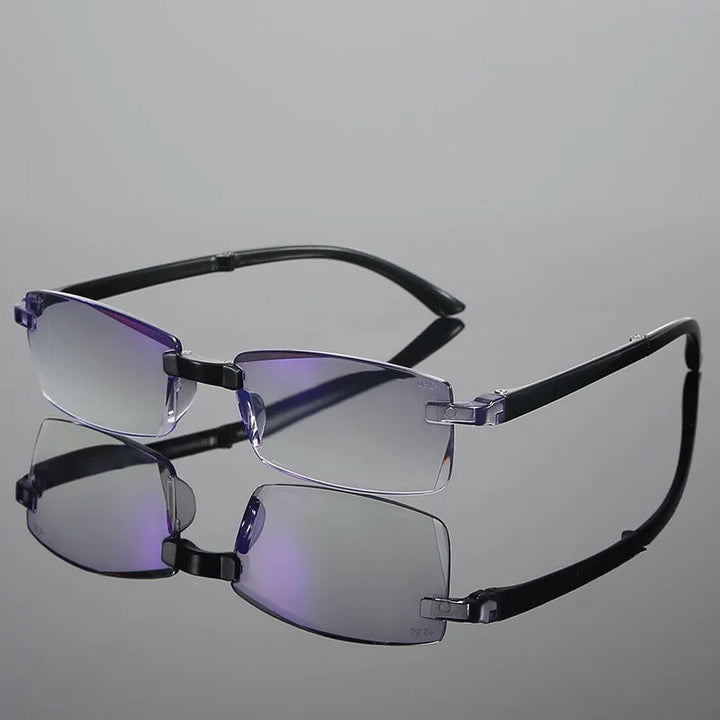 Rimless sunglasses with UV protection – ultra-lightweight &amp; stylish for men