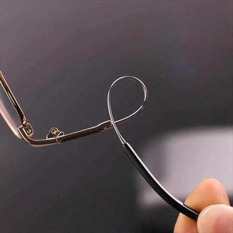 Unisex glasses with blue light filter and smart zoom