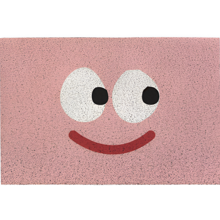 PVC-Rutschfester Fußmatte mit Smiley-Gesicht Bedruckter Eingangsbereich-Teppich