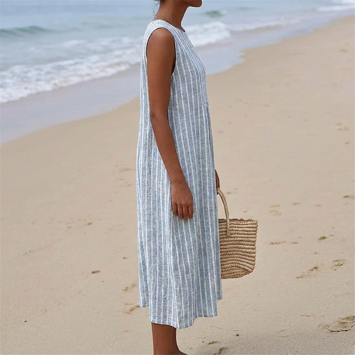 Elegant Midi Dress with Classic Silhouette