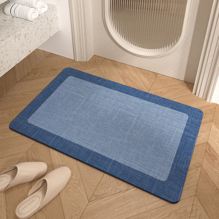 Minimalist Non-Slip Bathroom Mat – Super Absorbent &amp; Quick Drying