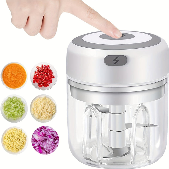 Compact USB mini meat grinder