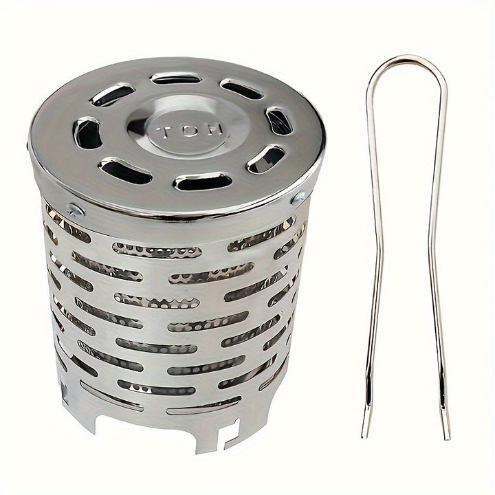 Edelstahl Mini-Heizdeckel für Outdoor Camping tragbar