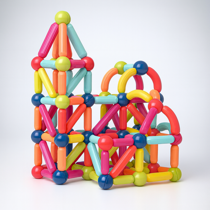 Magnetic Building Blocks Learning Toy Set