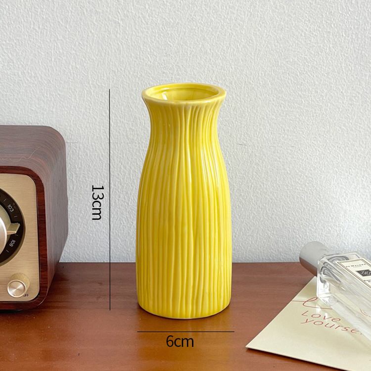 Keramik Blumenvase Minimalistisches Design