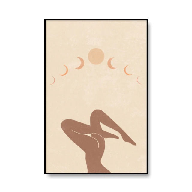 Leinwand-Wandkunst Boho Abstraktes Design