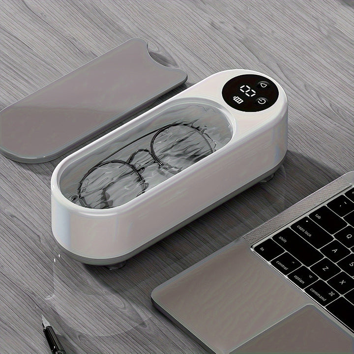 Wireless ultrasonic cleaning machine for glasses and jewelry – Portable with USB charging
