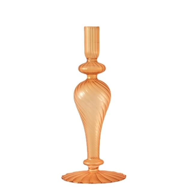 Glas-Kerzenhalter im französischen Vintage-Design