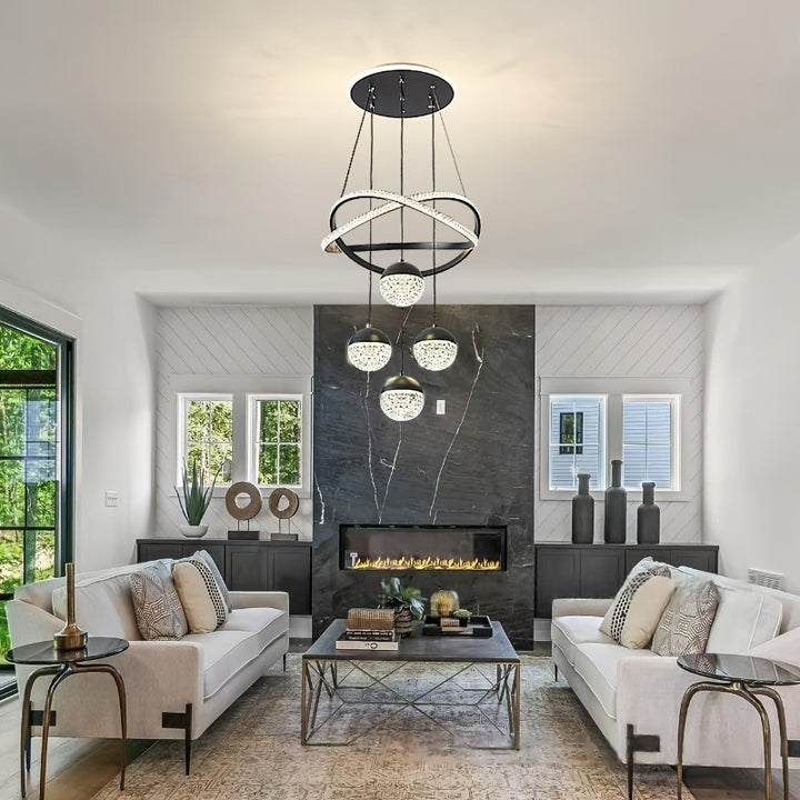 Kristall led kronleuchter modern für esszimmer