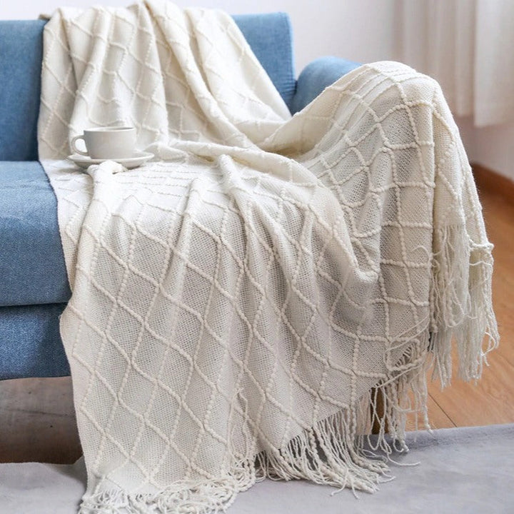 Wohndecke weich warm gemütlich Design