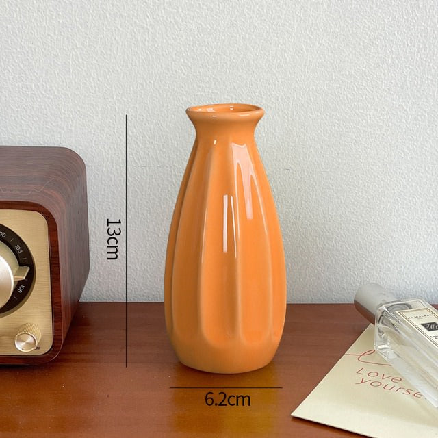 Keramik Blumenvase Minimalistisches Design