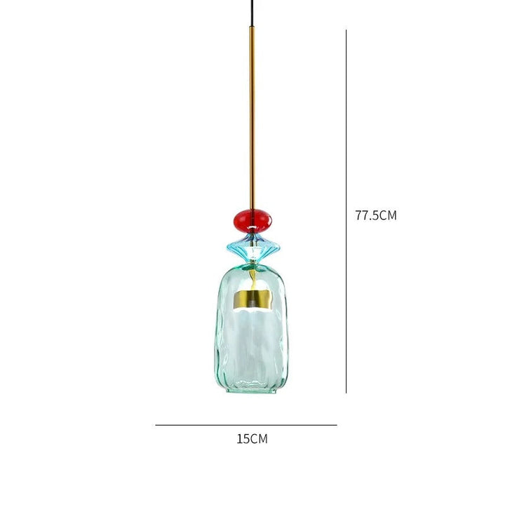 Pendelleuchte Aus Pressglas Höhenverstellbar
