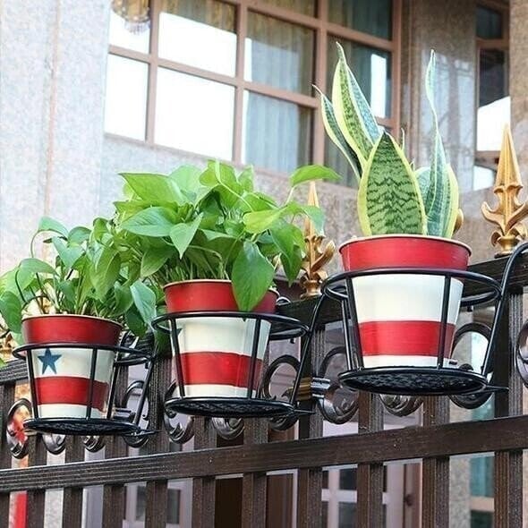 Hängender Blumenständer Metall-Pflanzenhalter