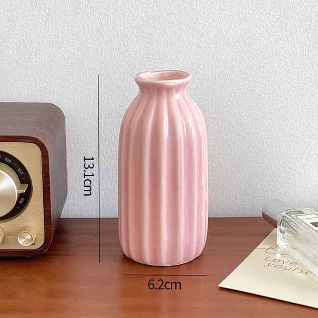 Keramik Blumenvase Minimalistisches Design