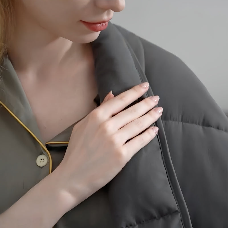 Weighted blanket, breathable and machine washable