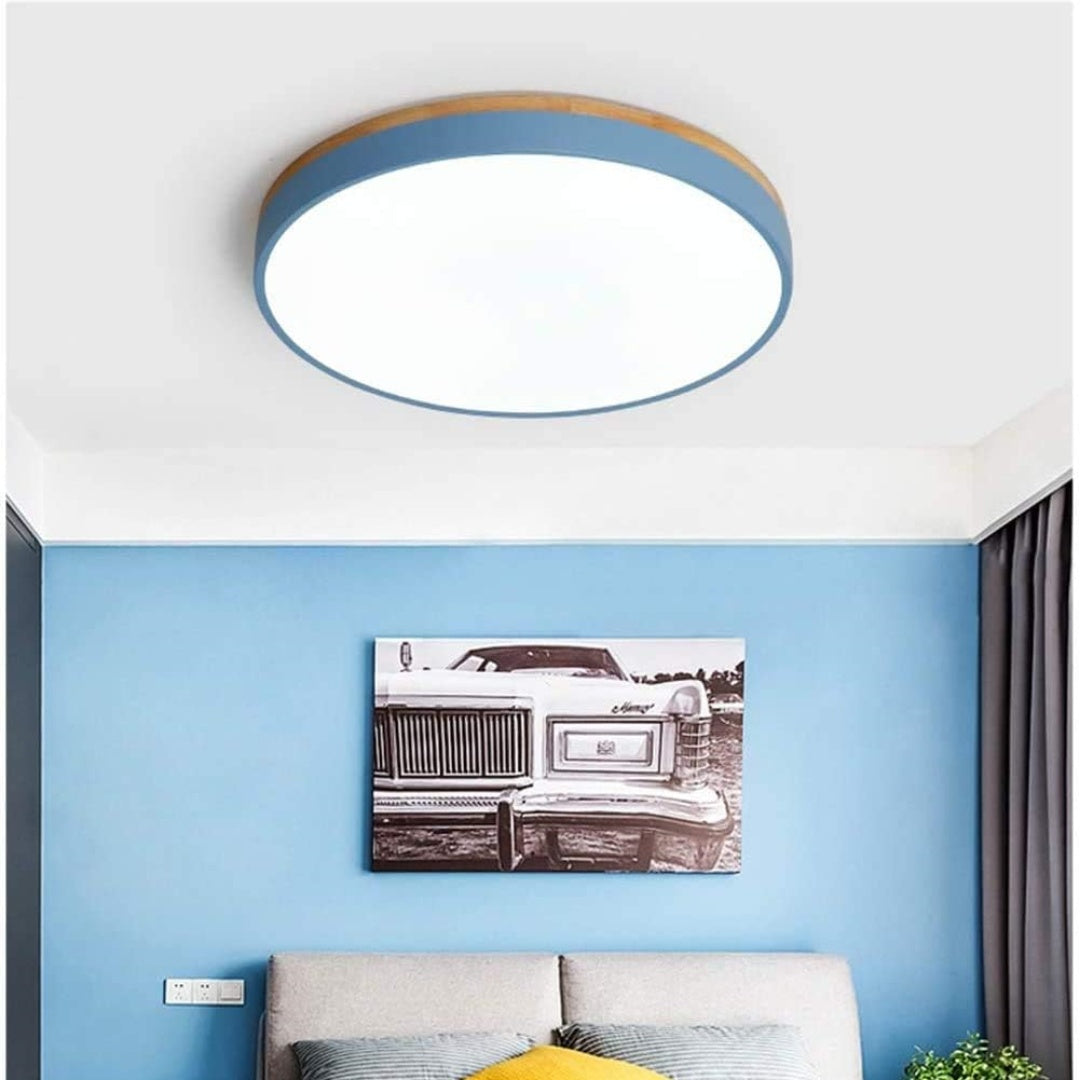 Modern LED ceiling light with a round design for living rooms and bedrooms