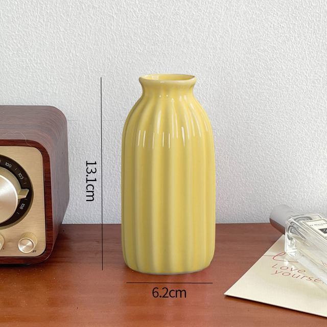 Keramik Blumenvase Minimalistisches Design
