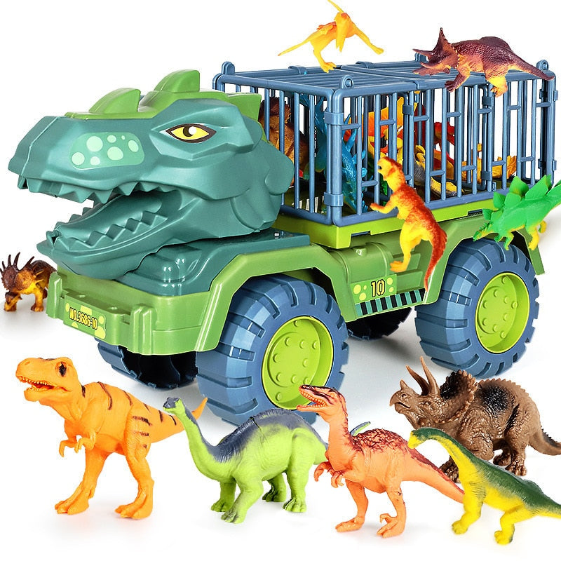 Dinosaur Truck Playset for Children with Figures
