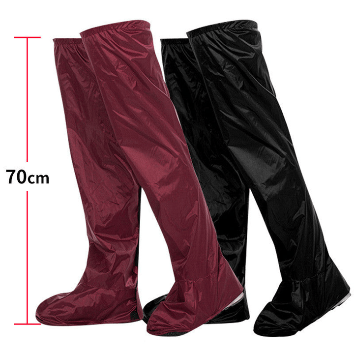 Rain trousers with integrated shoe covers – ideal for cyclists