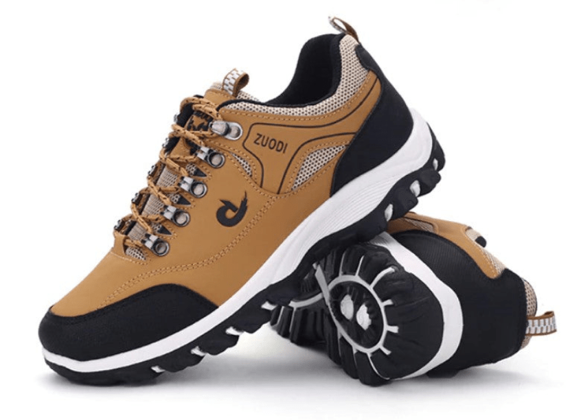 Men's hiking boots with supportive design