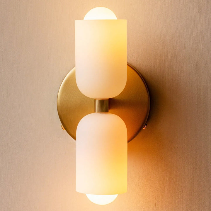 Modern wall light Dot with double light head