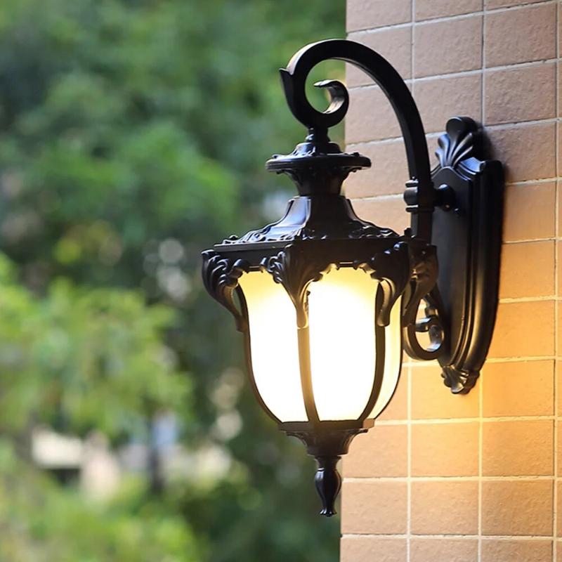 Vintage weatherproof LED wall light for stylish outdoor areas