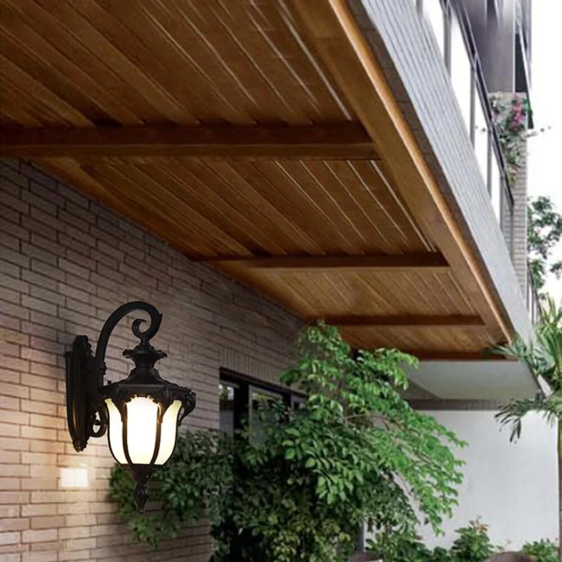 Vintage weatherproof LED wall light for stylish outdoor areas