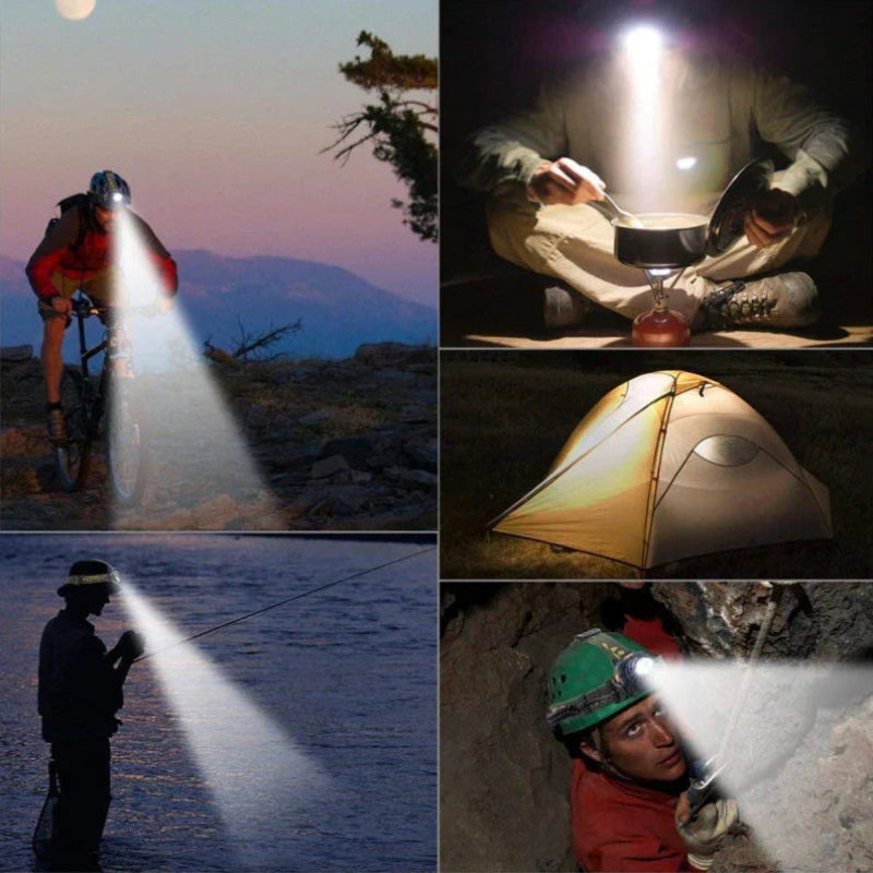 High-performance LED headlamp – Rechargeable, waterproof &amp; with zoom function