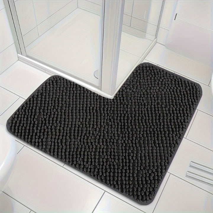 L-shaped corner shower mat – Soft, absorbent &amp; non-slip