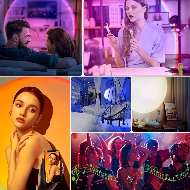 Wall light with LED motion sensor and color change 