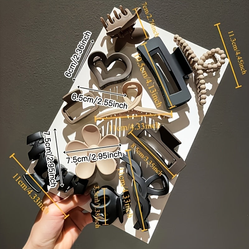 11-piece hair clip set for women