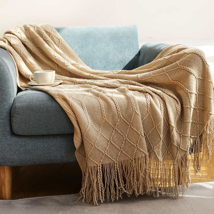 Wohndecke weich warm gemütlich Design