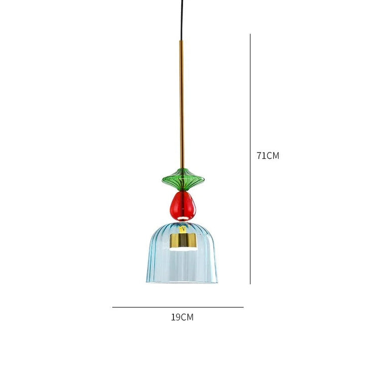 Pendelleuchte Aus Pressglas Höhenverstellbar