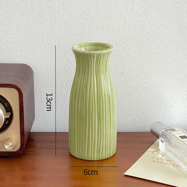 Keramik Blumenvase Minimalistisches Design