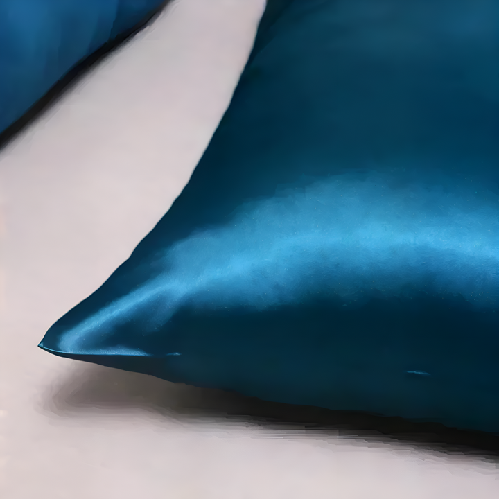 Seidiges Kopfkissenbezug Weiche Einfarbige Farbe