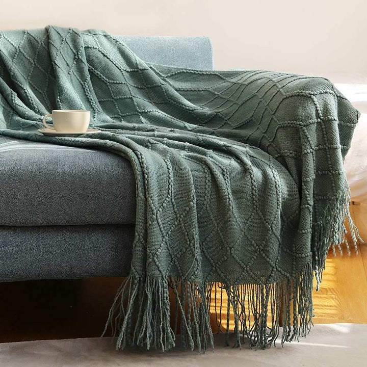 Wohndecke weich warm gemütlich Design