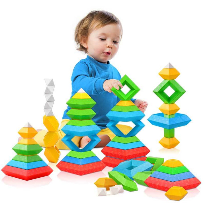 Baby Toy Stacking Blocks Learning Set for Toddlers