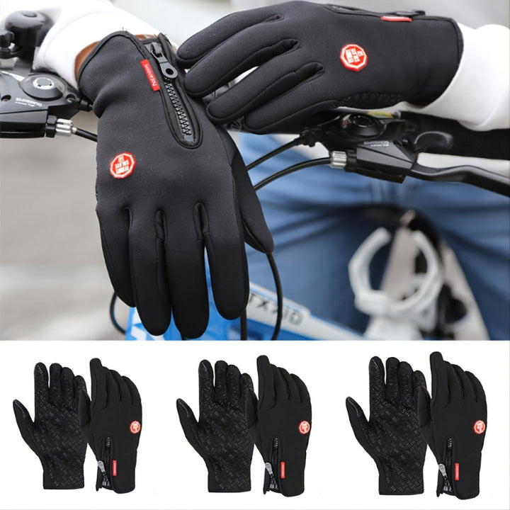 Wind and waterproof touchscreen gloves for men