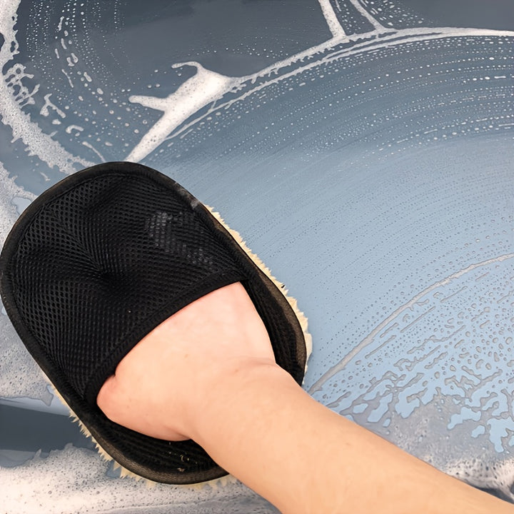 Ultra-soft microfiber car cleaning glove