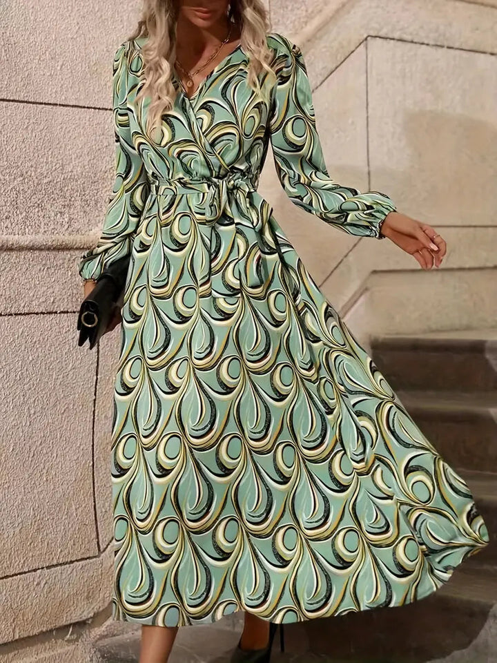 Women’s Wrap Neckline Dress