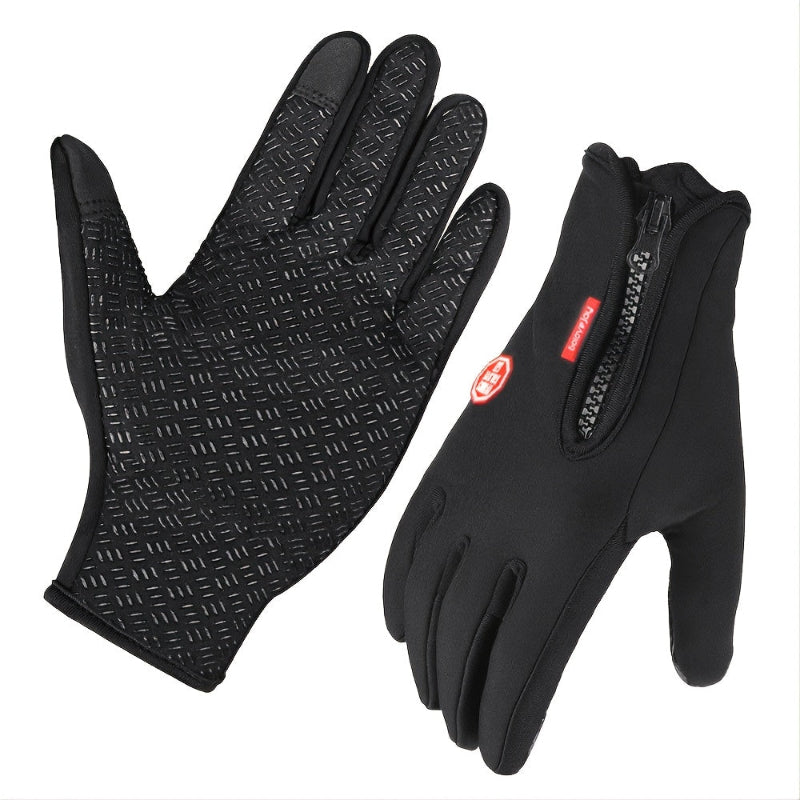 Wind and waterproof touchscreen gloves for men