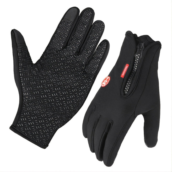 Wind and waterproof touchscreen gloves for men