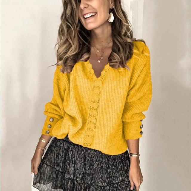 Casual Elegant Knit Sweater for Women