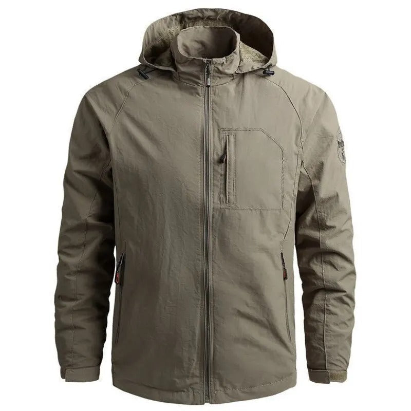 Men's Cargo Jacket Waterproof and Breathable 