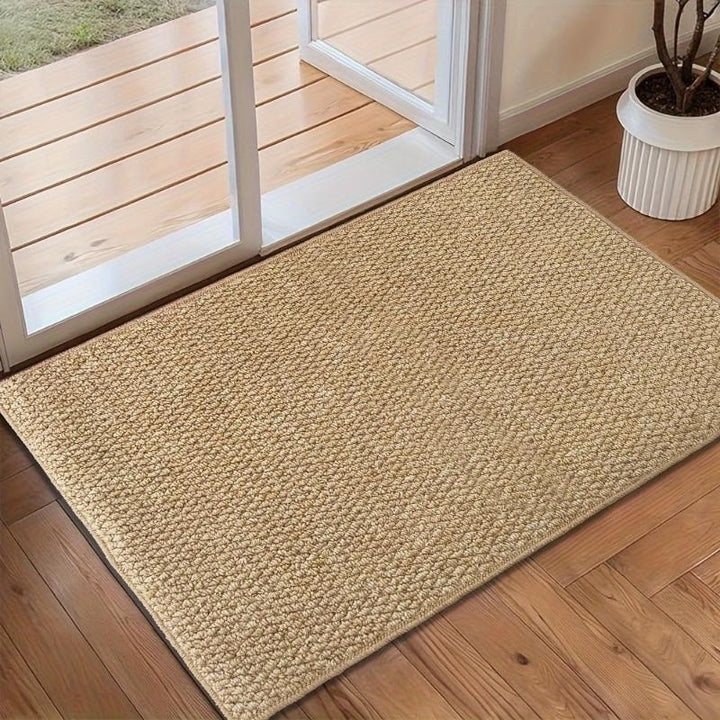 Non-slip doormat in a jute look