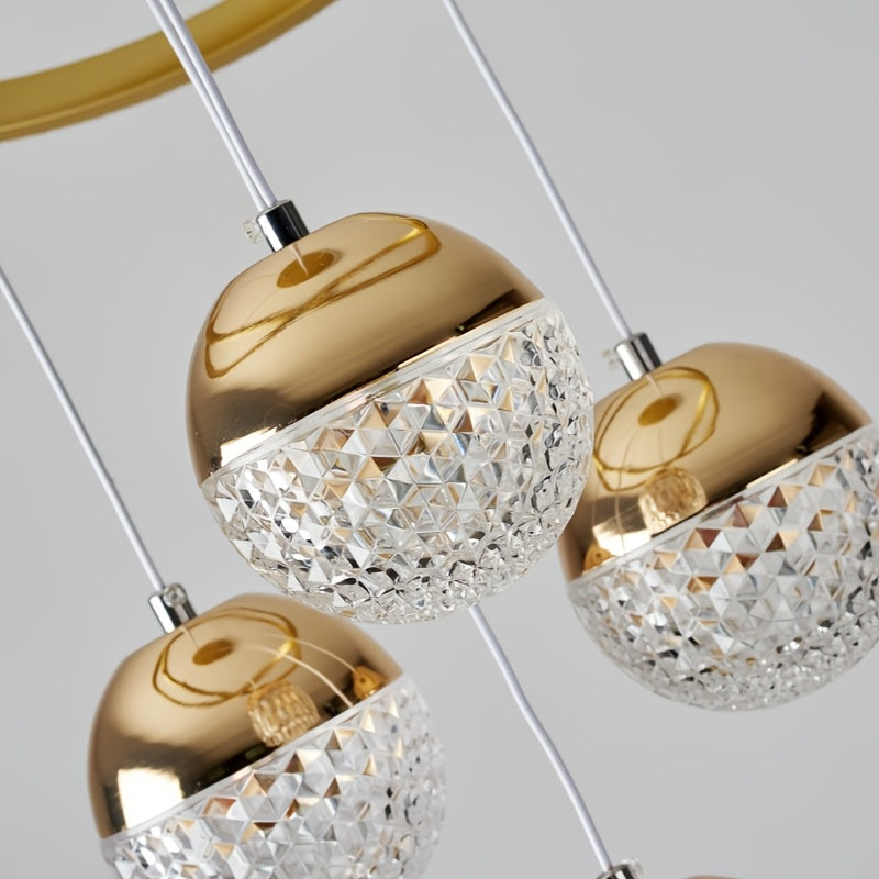 Kristall led kronleuchter modern für esszimmer