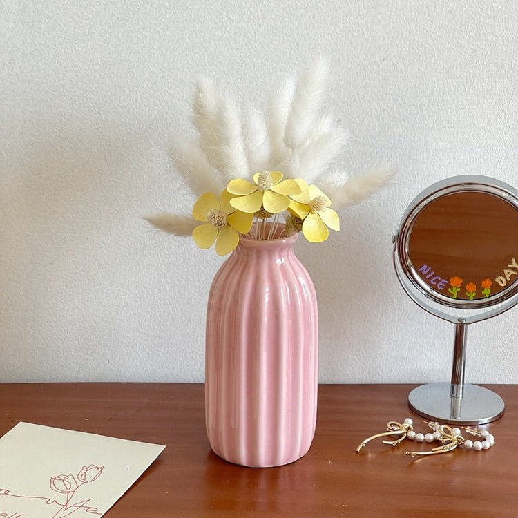Keramik Blumenvase Minimalistisches Design