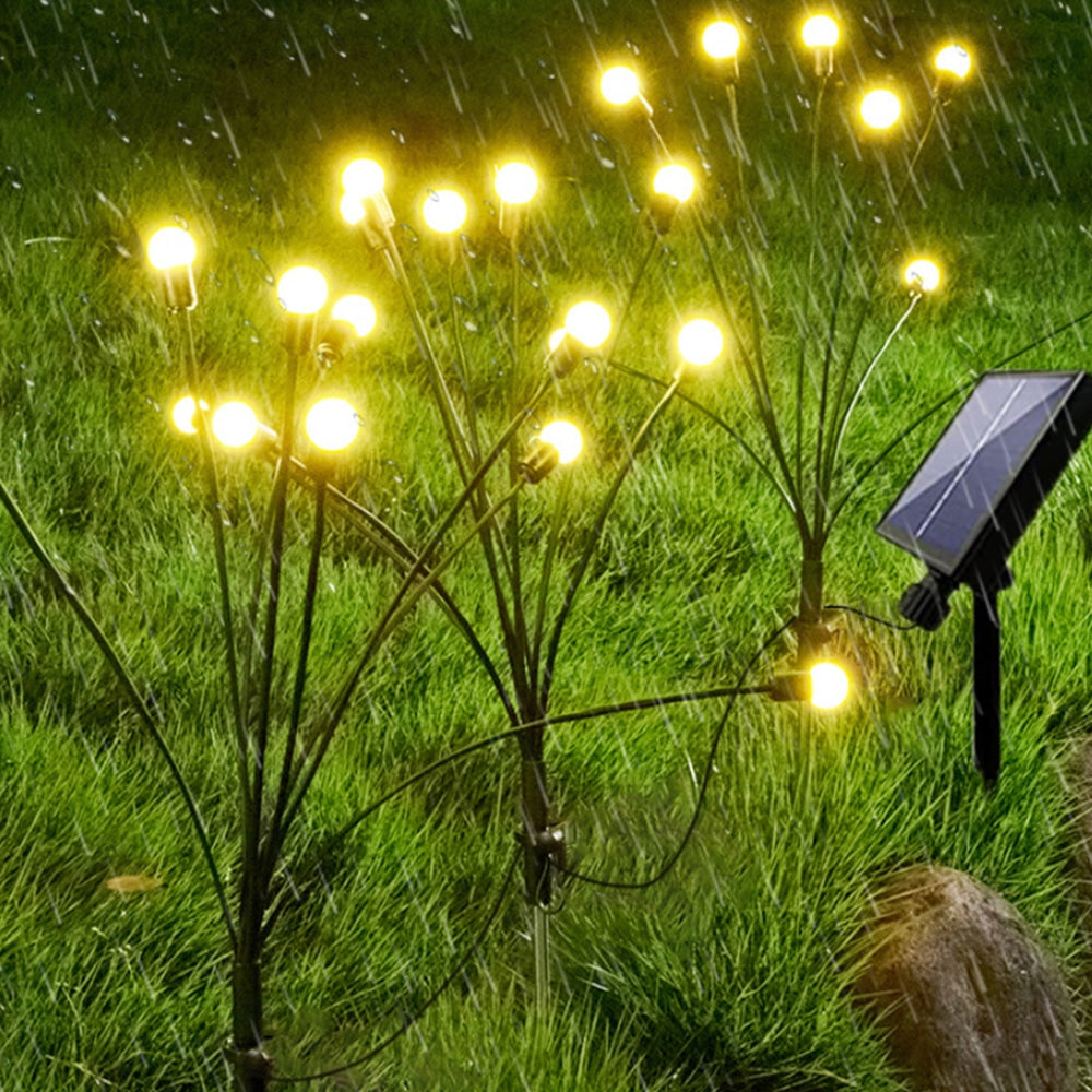 Solar-Gartenstecklichter 2er-Pack 70 cm 6 LED